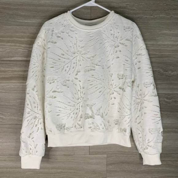 undefined Sweaters - NWT Women’s Endless Rose Lace Overlay Sweater